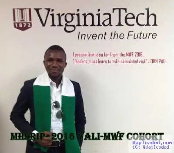 Nigerian participant in 2016 Obama